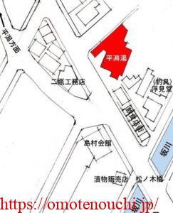 平潟湯位置図