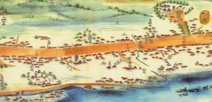 松戸宿の分間延絵図