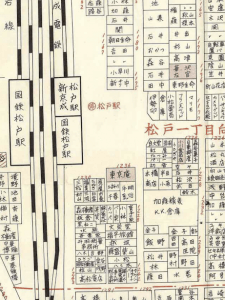 松戸駅東口周り