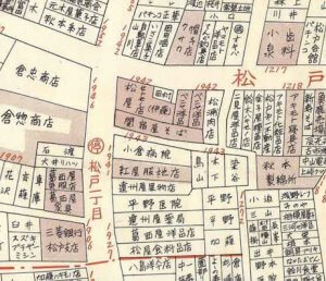 昭和37年商店街マップ